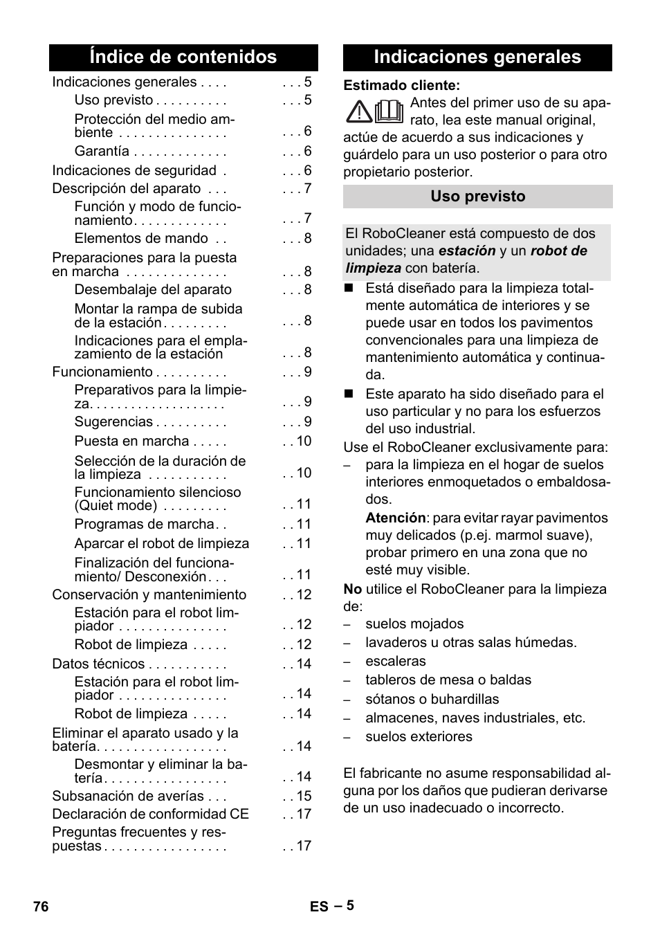 Karcher Robot RC 3000 User Manual | Page 76 / 400