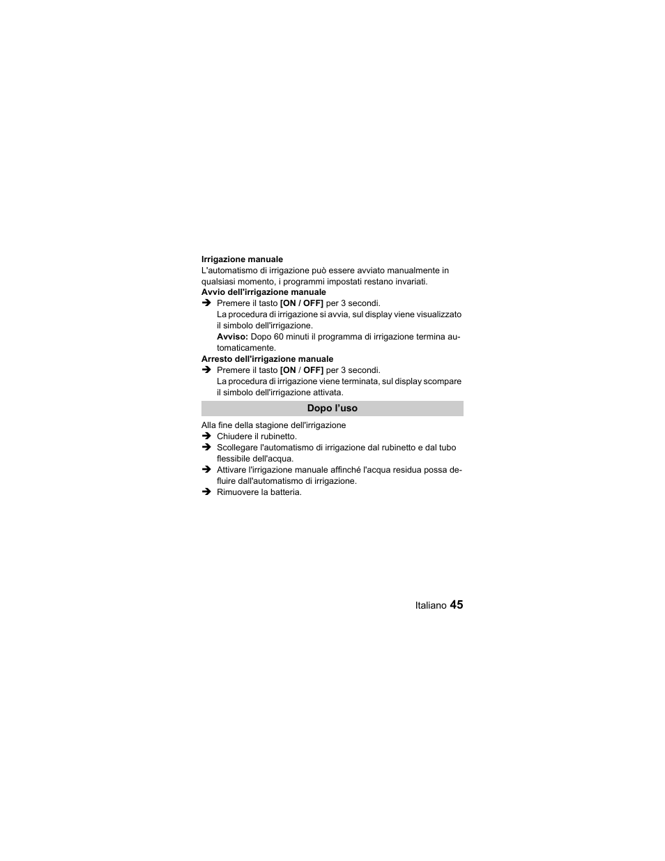 Karcher Unità d'irrigazione WU 90-72 User Manual | Page 45 / 94
