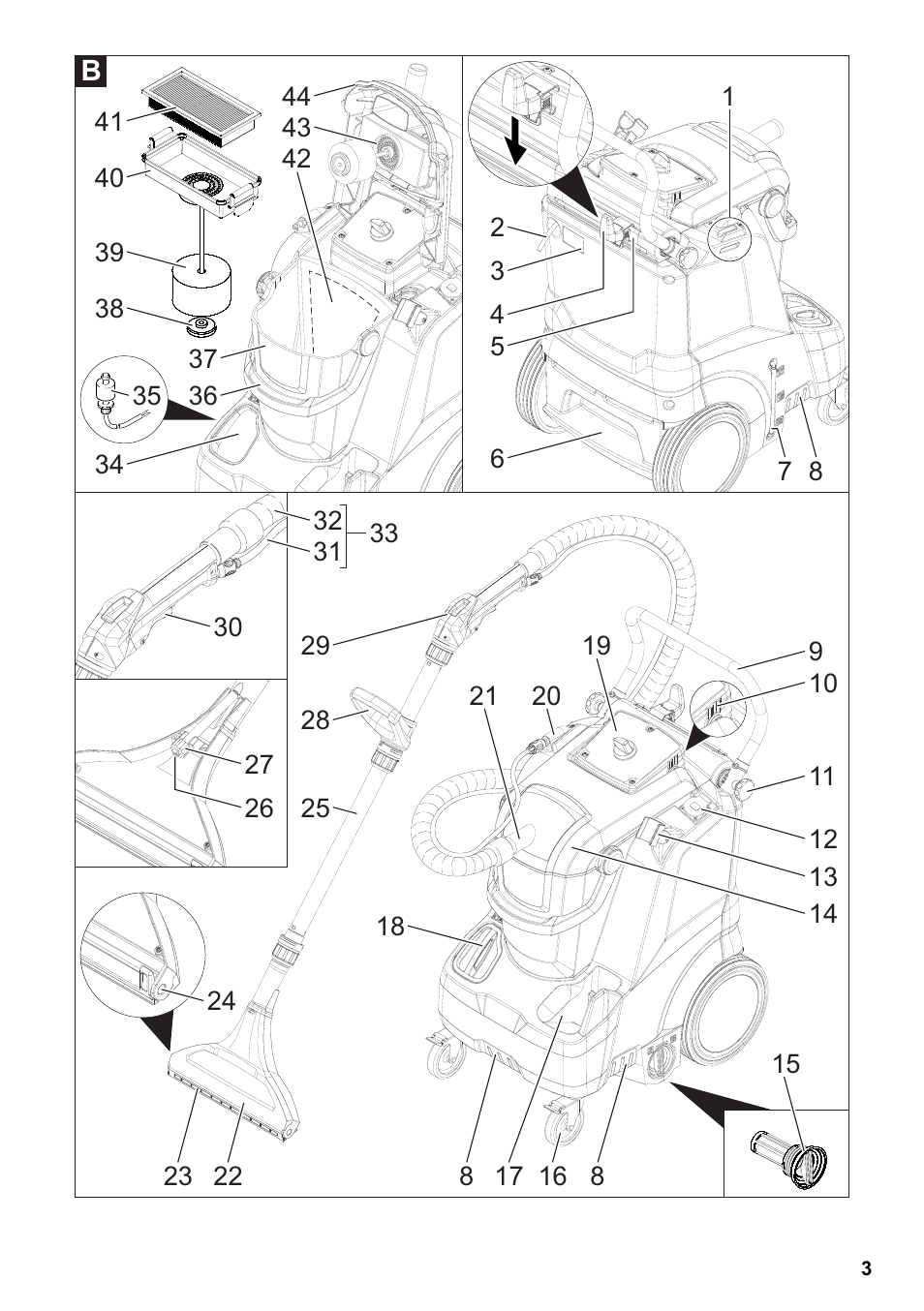 Karcher Puzzi 30-4 E User Manual | Page 3 / 244