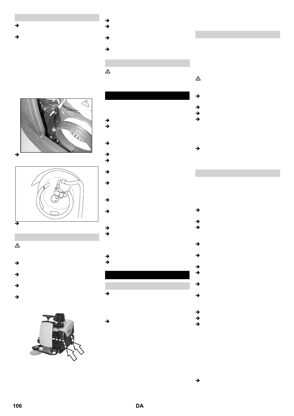 Afbrydning/nedlæggelse pleje og vedligeholdelse | Karcher KM 100-100 R P User Manual | Page 106 / 380