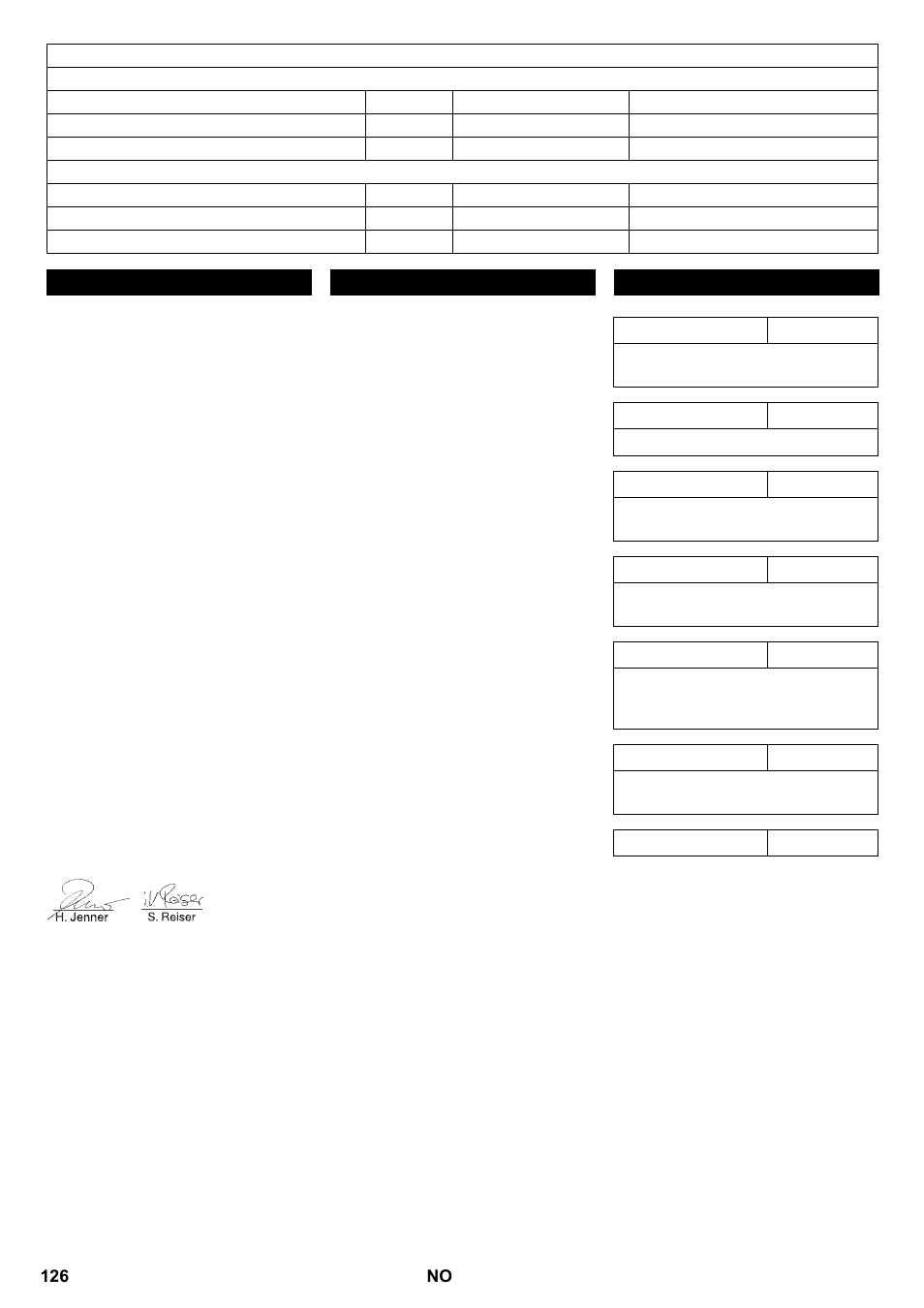 Eu-samsvarserklæring, Garanti tilbehør | Karcher KM 100-100 R P User Manual | Page 126 / 380