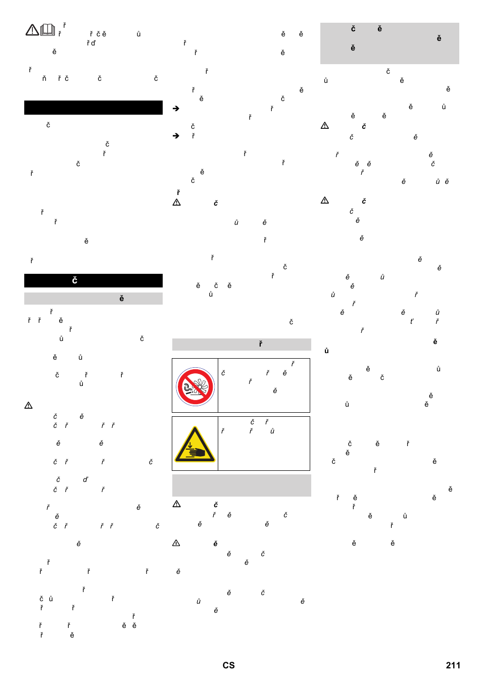 Karcher KM 100-100 R P User Manual | Page 211 / 380