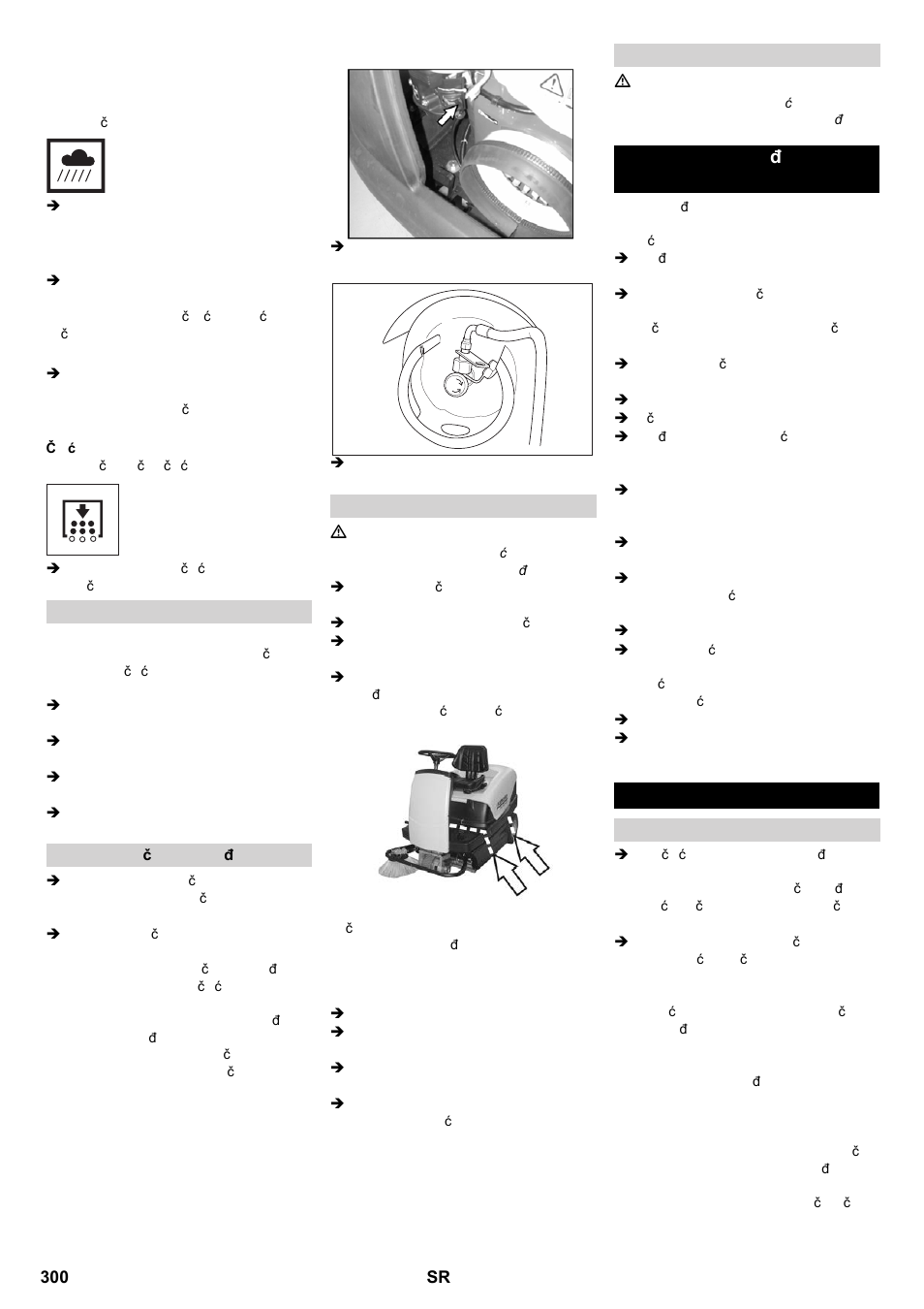 Stavljanje uređaja van pogona nega i održavanje | Karcher KM 100-100 R P User Manual | Page 300 / 380