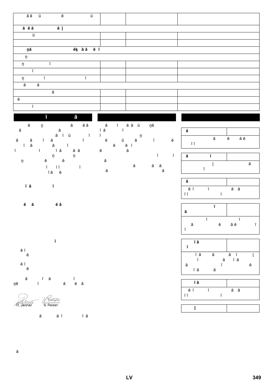 Ek atbilstības deklarācija, Garantija piederumi | Karcher KM 100-100 R P User Manual | Page 349 / 380