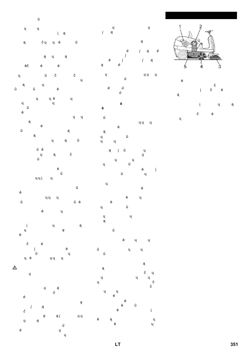 Veikimas, 351 lt | Karcher KM 100-100 R P User Manual | Page 351 / 380