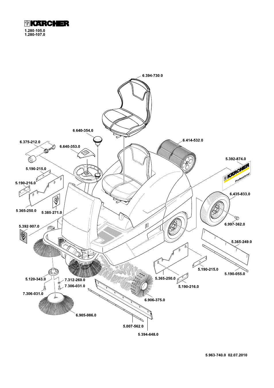 Karcher KM 100-100 R P User Manual | Page 379 / 380