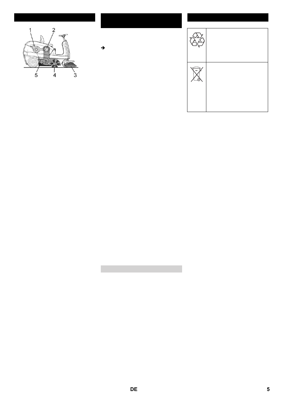 Funktion bestimmungsgemäße ver- wendung, Umweltschutz | Karcher KM 100-100 R P User Manual | Page 5 / 380