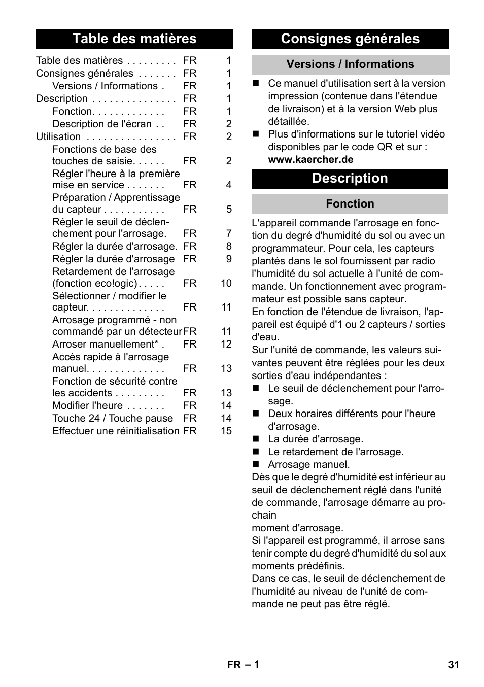 Karcher SensorTimer TM ST6 DUO eco!ogic User Manual | Page 31 / 374