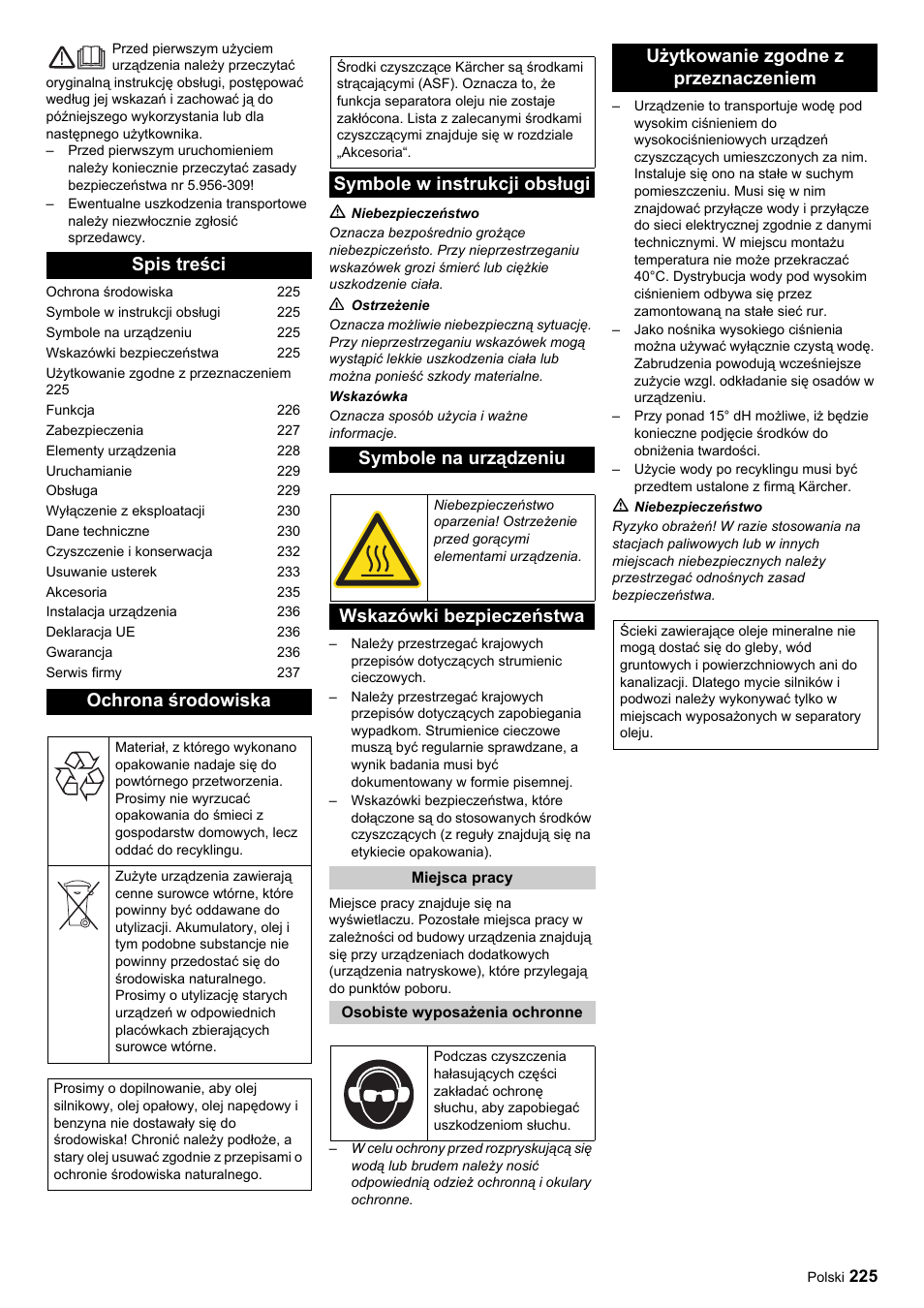 Karcher HDC advanced User Manual | Page 225 / 356