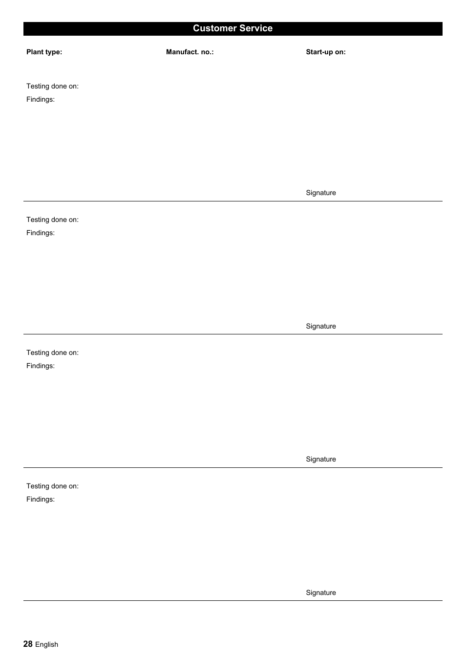 Customer service | Karcher HDC advanced User Manual | Page 28 / 356