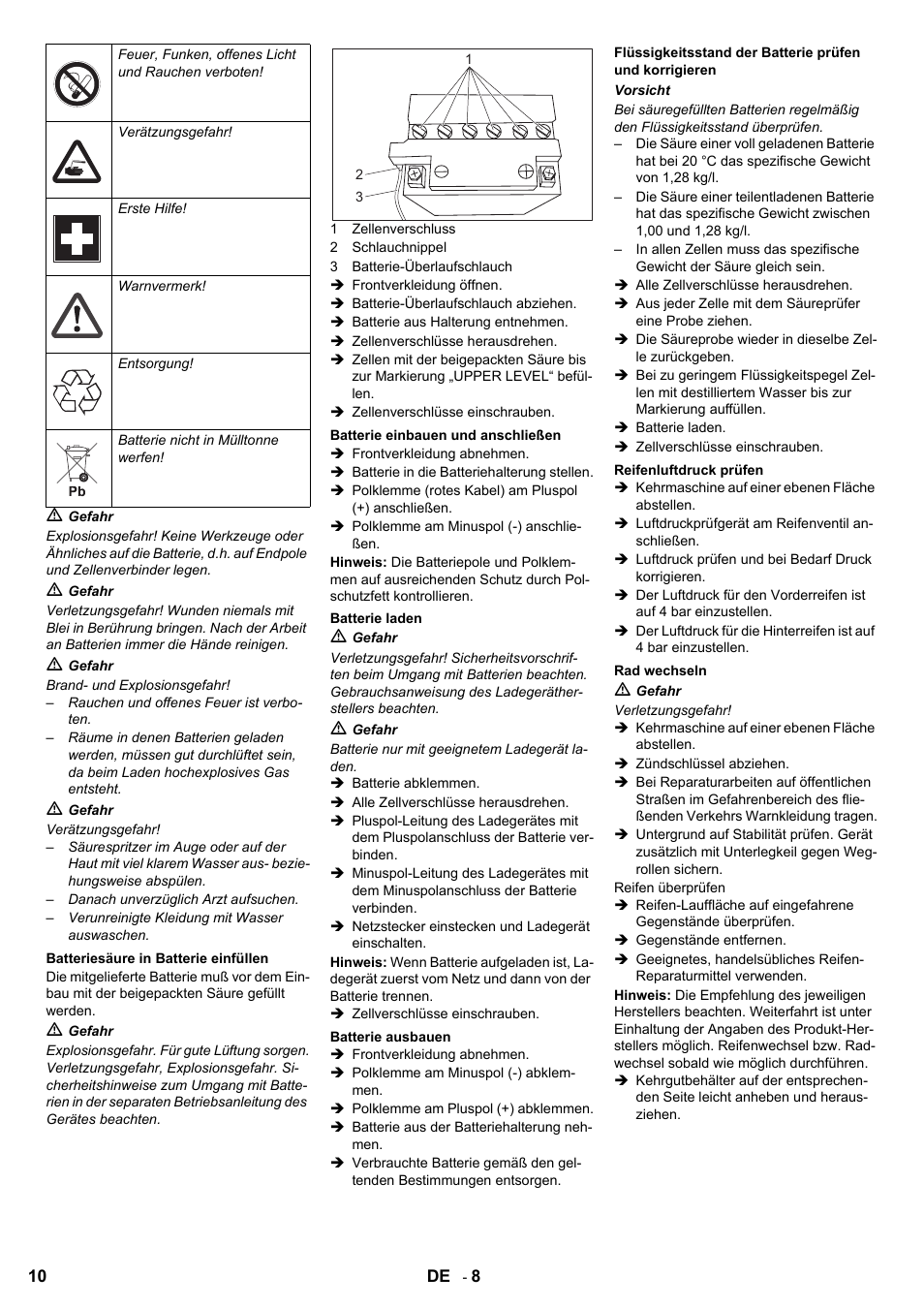 Karcher KM 90-60 R P User Manual | Page 10 / 392