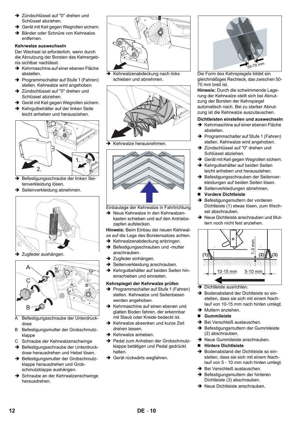 Karcher KM 90-60 R P User Manual | Page 12 / 392