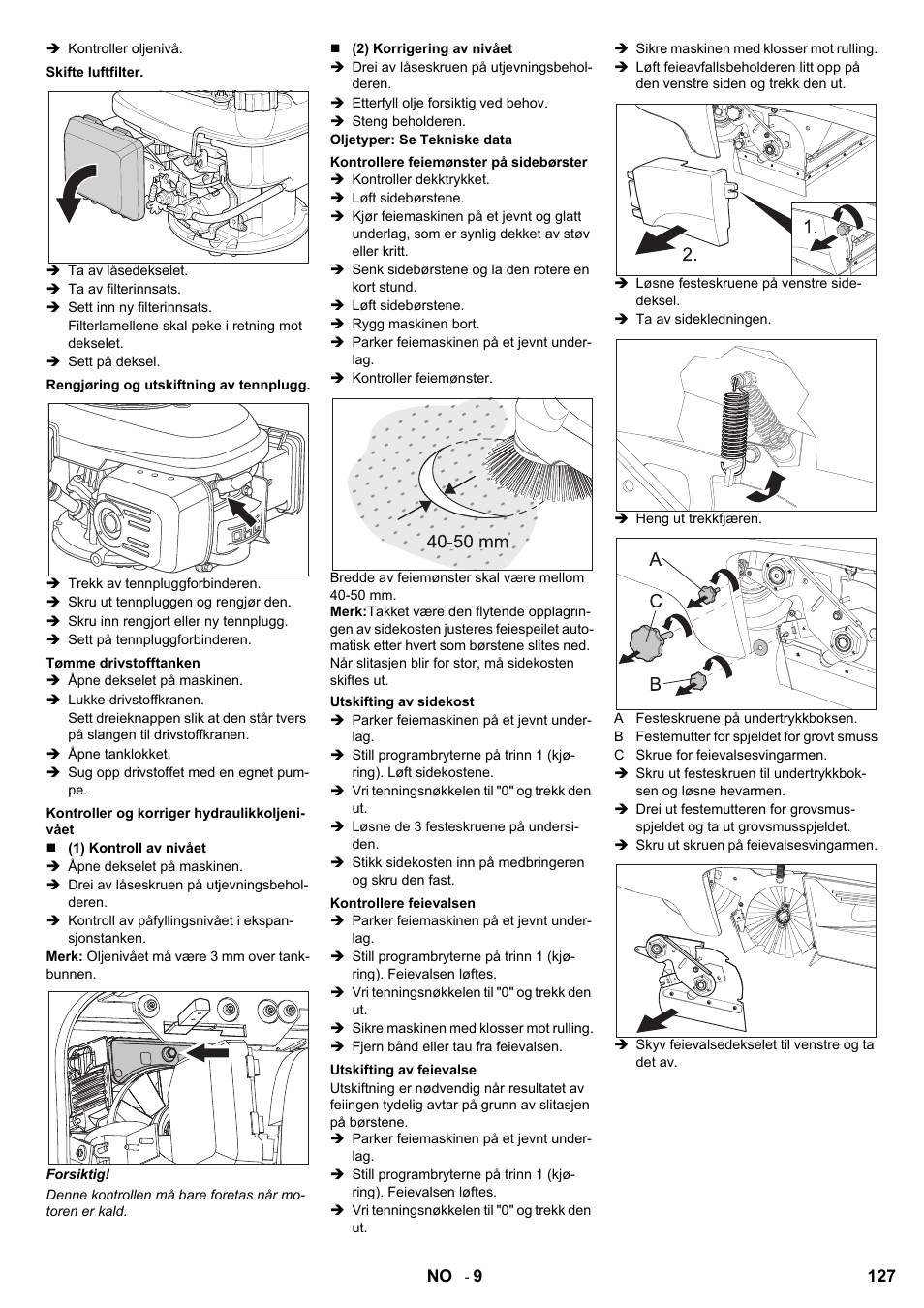 Karcher KM 90-60 R P User Manual | Page 127 / 392