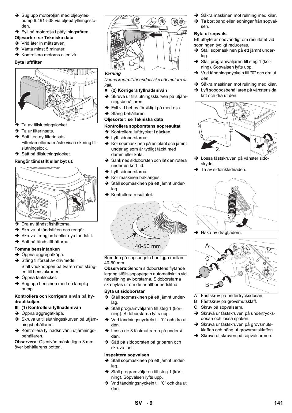 Karcher KM 90-60 R P User Manual | Page 141 / 392