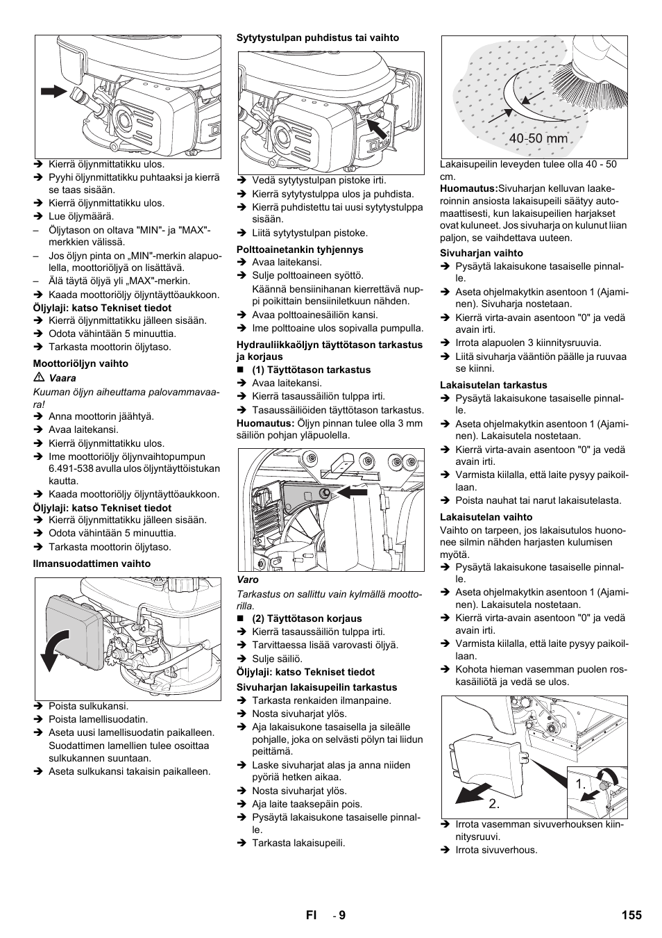 Karcher KM 90-60 R P User Manual | Page 155 / 392