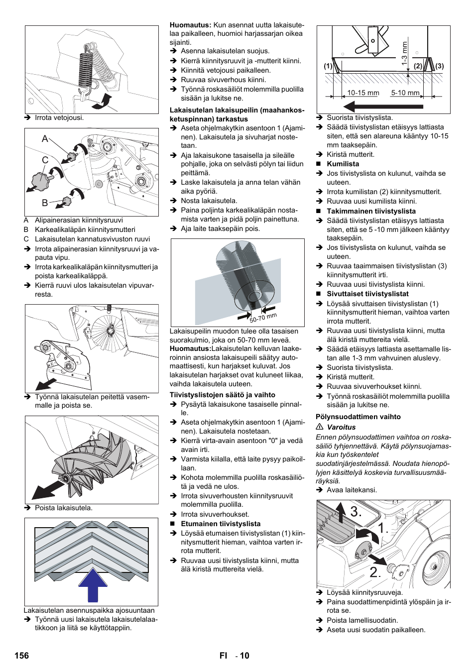 Karcher KM 90-60 R P User Manual | Page 156 / 392