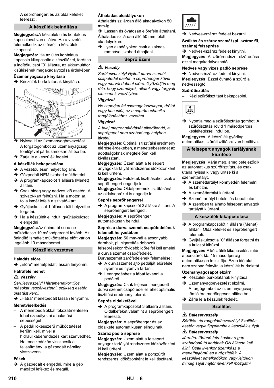 Karcher KM 90-60 R P User Manual | Page 210 / 392