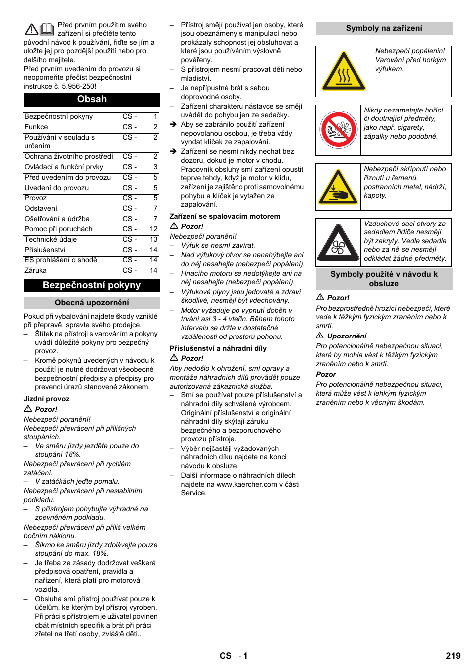 Karcher KM 90-60 R P User Manual | Page 219 / 392