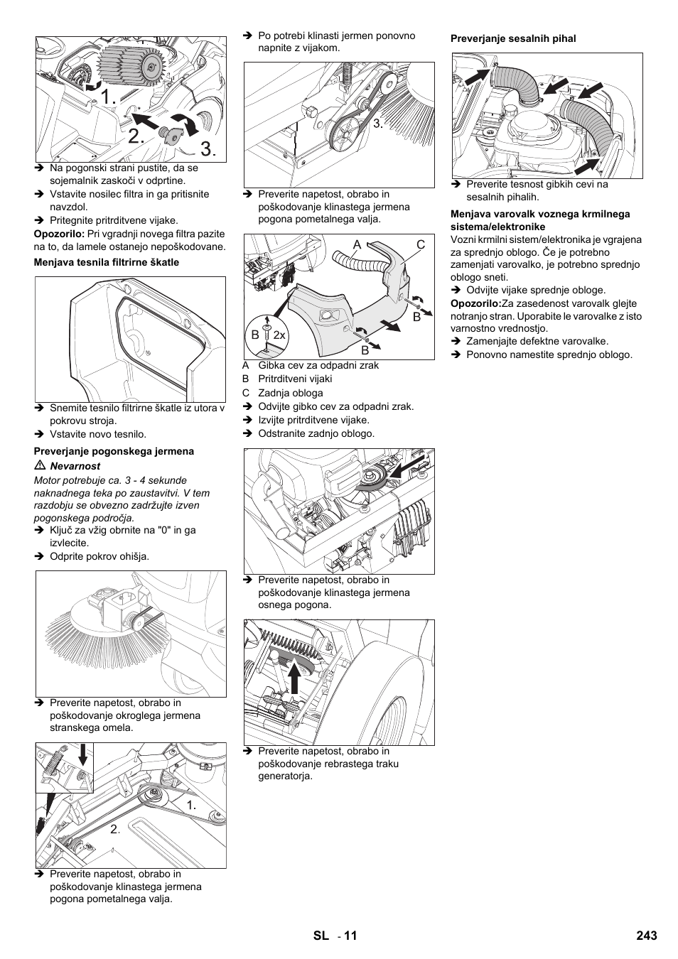 Karcher KM 90-60 R P User Manual | Page 243 / 392