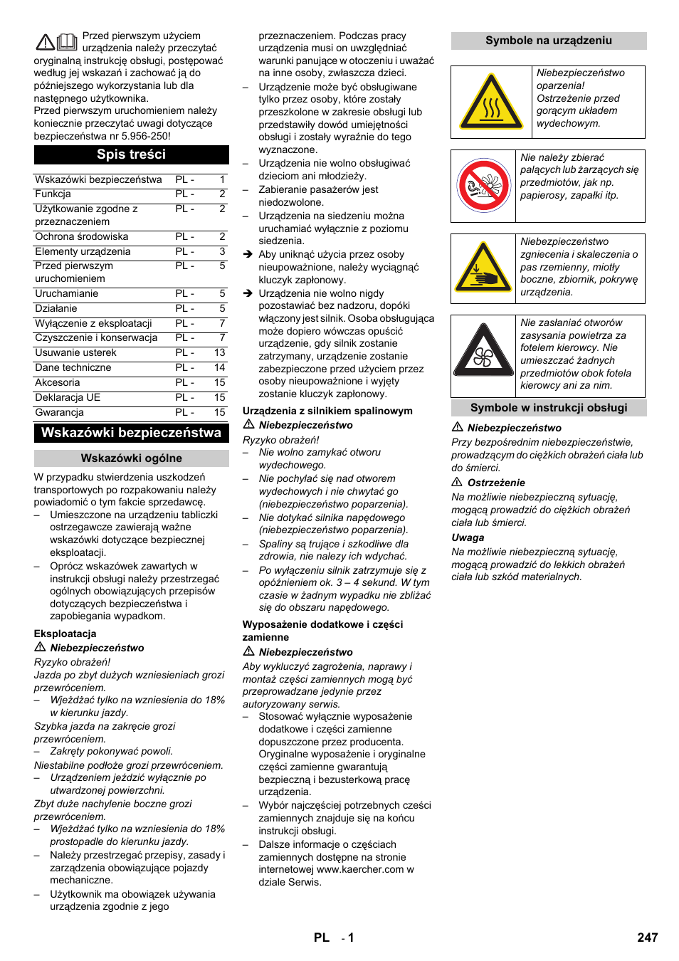 Karcher KM 90-60 R P User Manual | Page 247 / 392