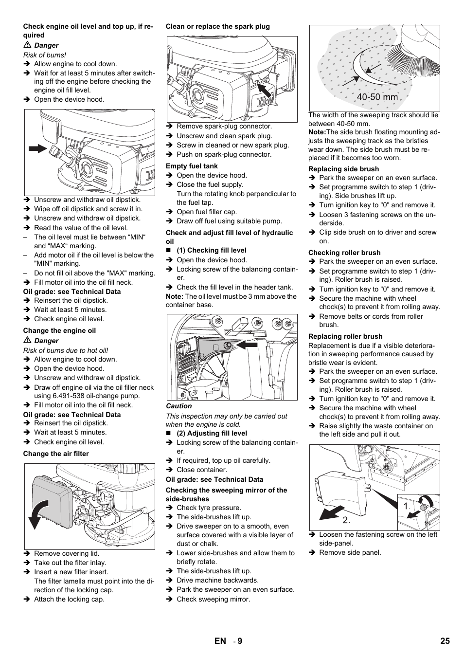 Karcher KM 90-60 R P User Manual | Page 25 / 392