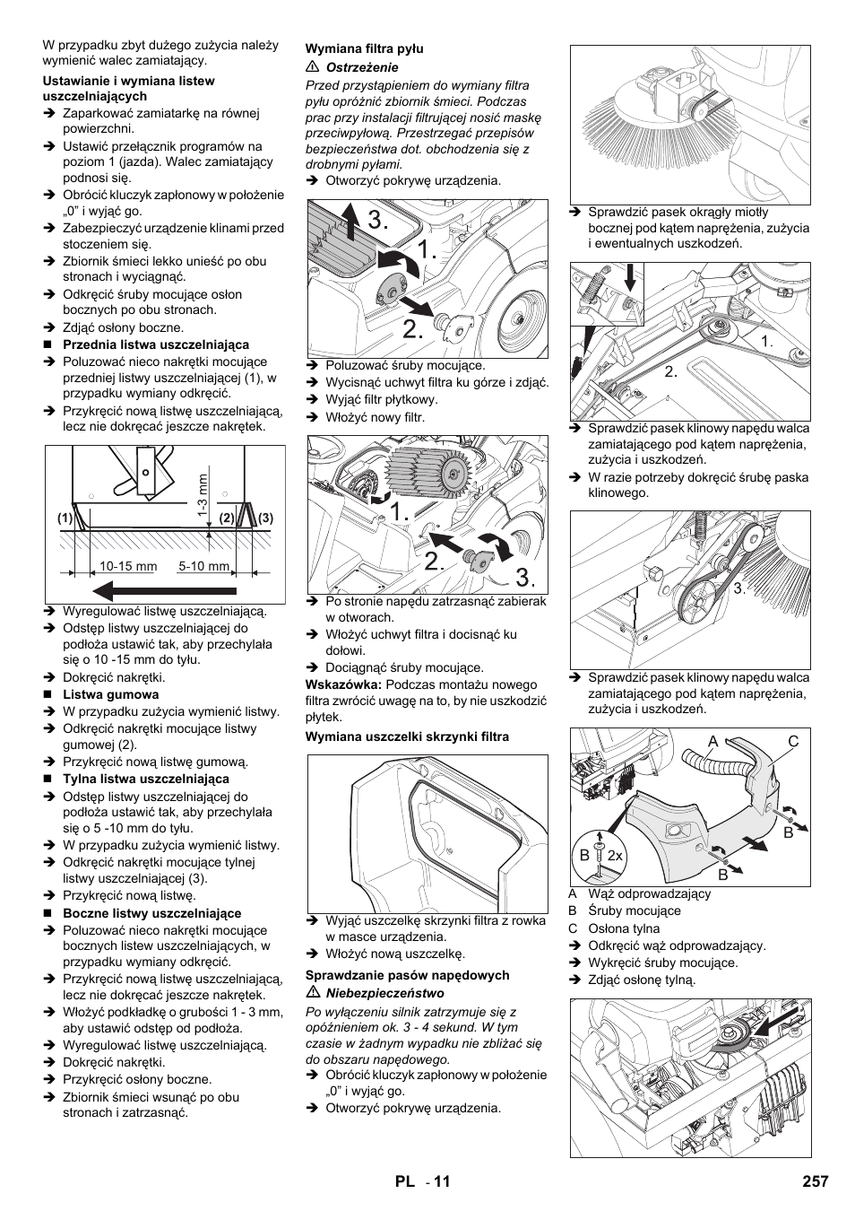 Karcher KM 90-60 R P User Manual | Page 257 / 392