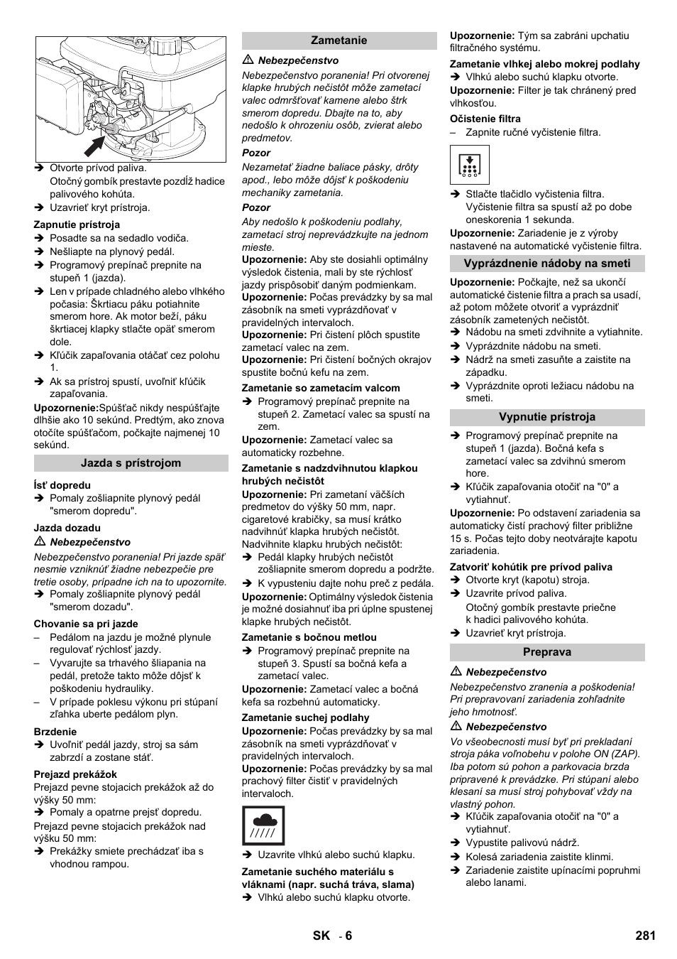 Karcher KM 90-60 R P User Manual | Page 281 / 392