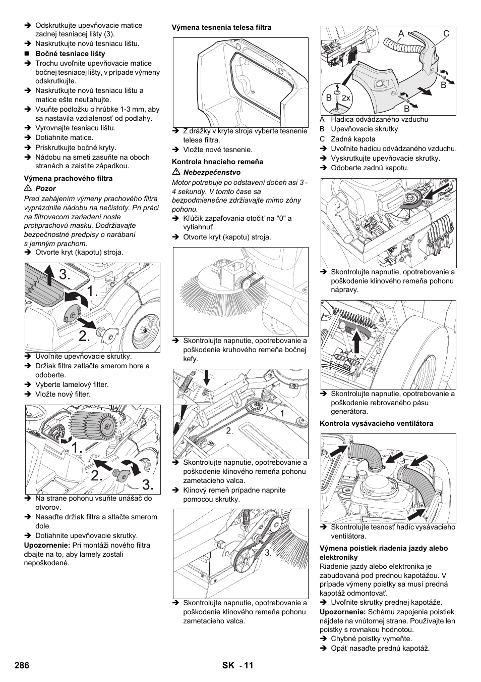 Karcher KM 90-60 R P User Manual | Page 286 / 392
