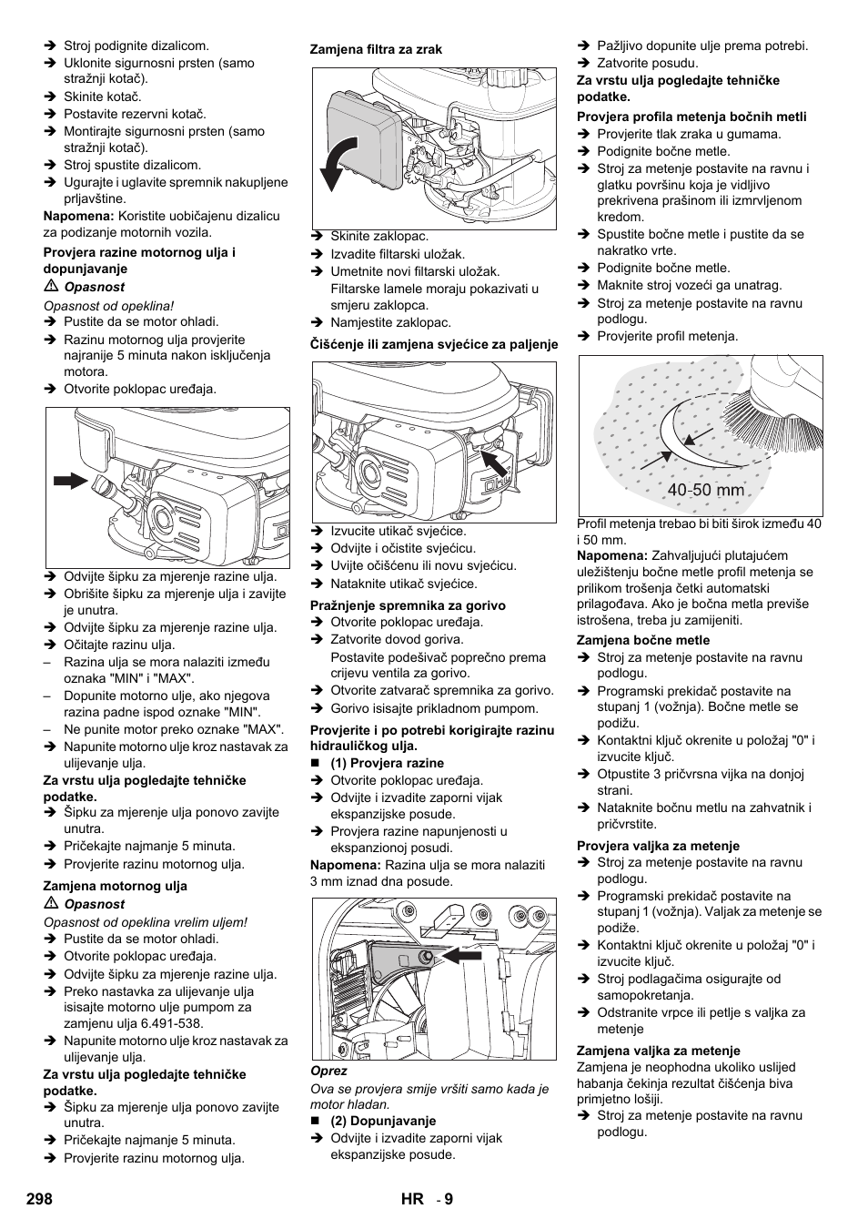 Karcher KM 90-60 R P User Manual | Page 298 / 392