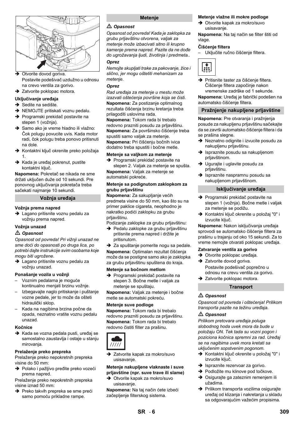 Karcher KM 90-60 R P User Manual | Page 309 / 392