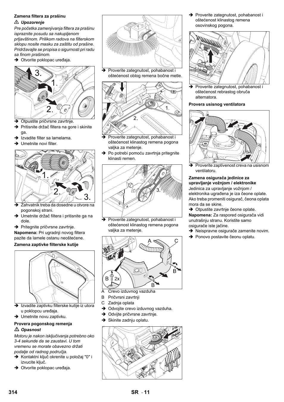 Karcher KM 90-60 R P User Manual | Page 314 / 392