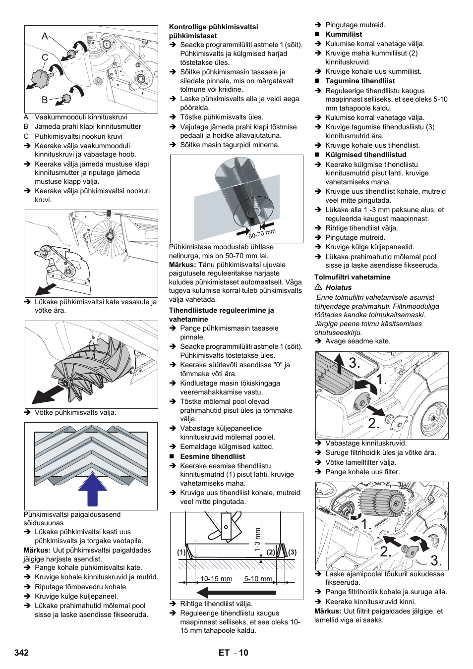 Karcher KM 90-60 R P User Manual | Page 342 / 392