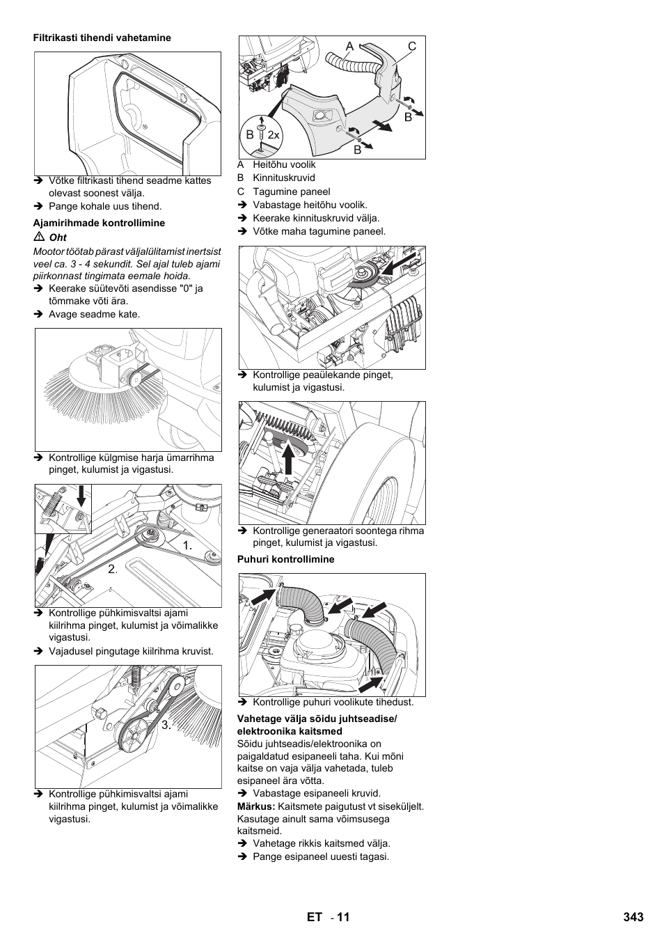 Karcher KM 90-60 R P User Manual | Page 343 / 392