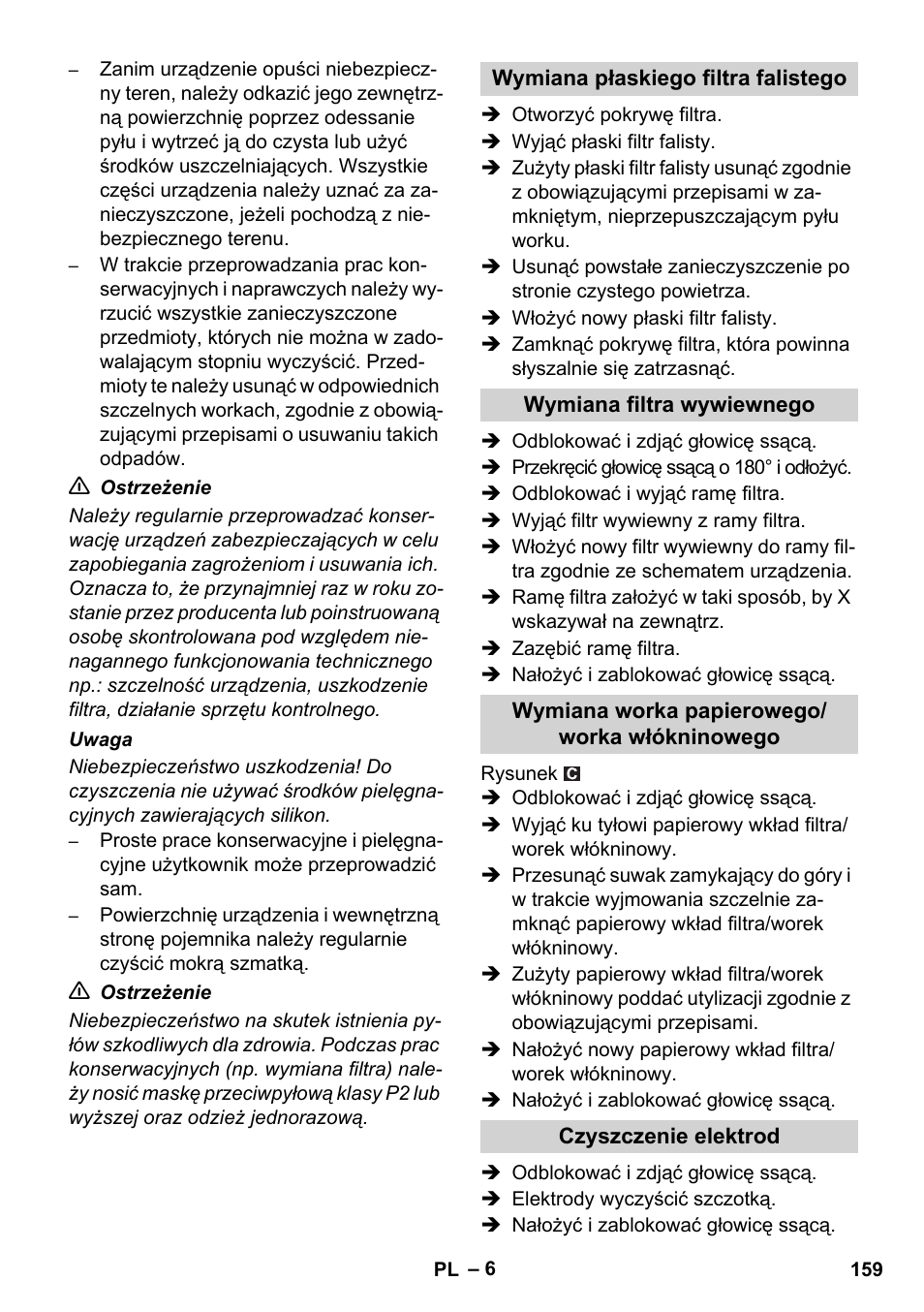 Karcher NT 14-1 Ap Te Adv L User Manual | Page 159 / 248