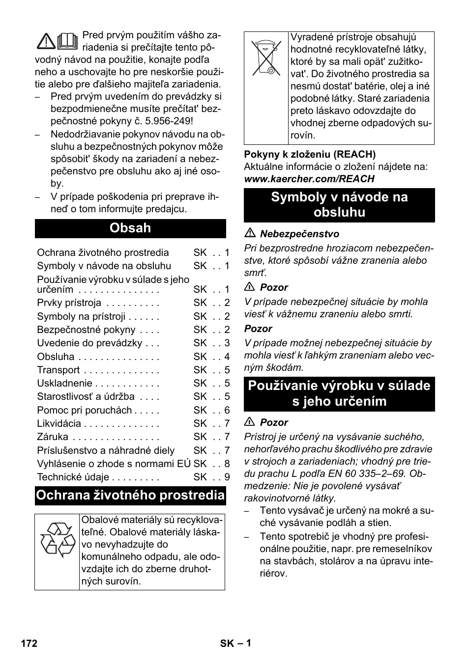 Karcher NT 14-1 Ap Te Adv L User Manual | Page 172 / 248