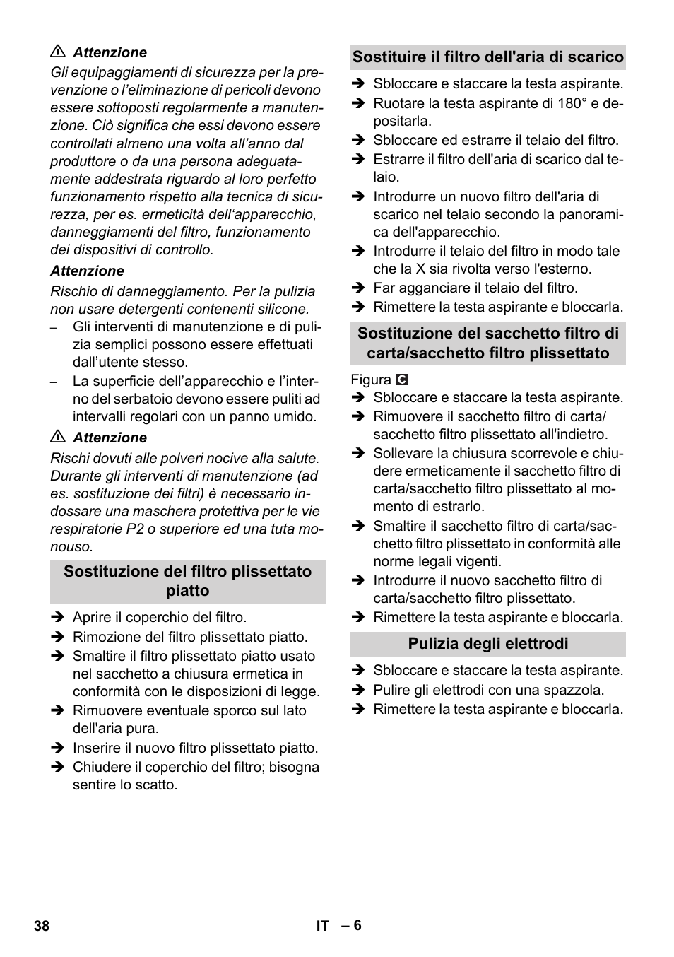 Karcher NT 14-1 Ap Te Adv L User Manual | Page 38 / 248