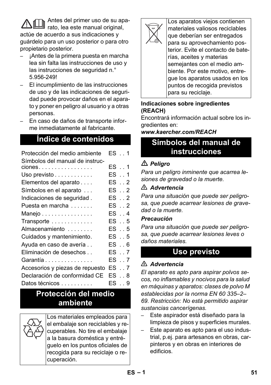 Karcher NT 14-1 Ap Te Adv L User Manual | Page 51 / 248