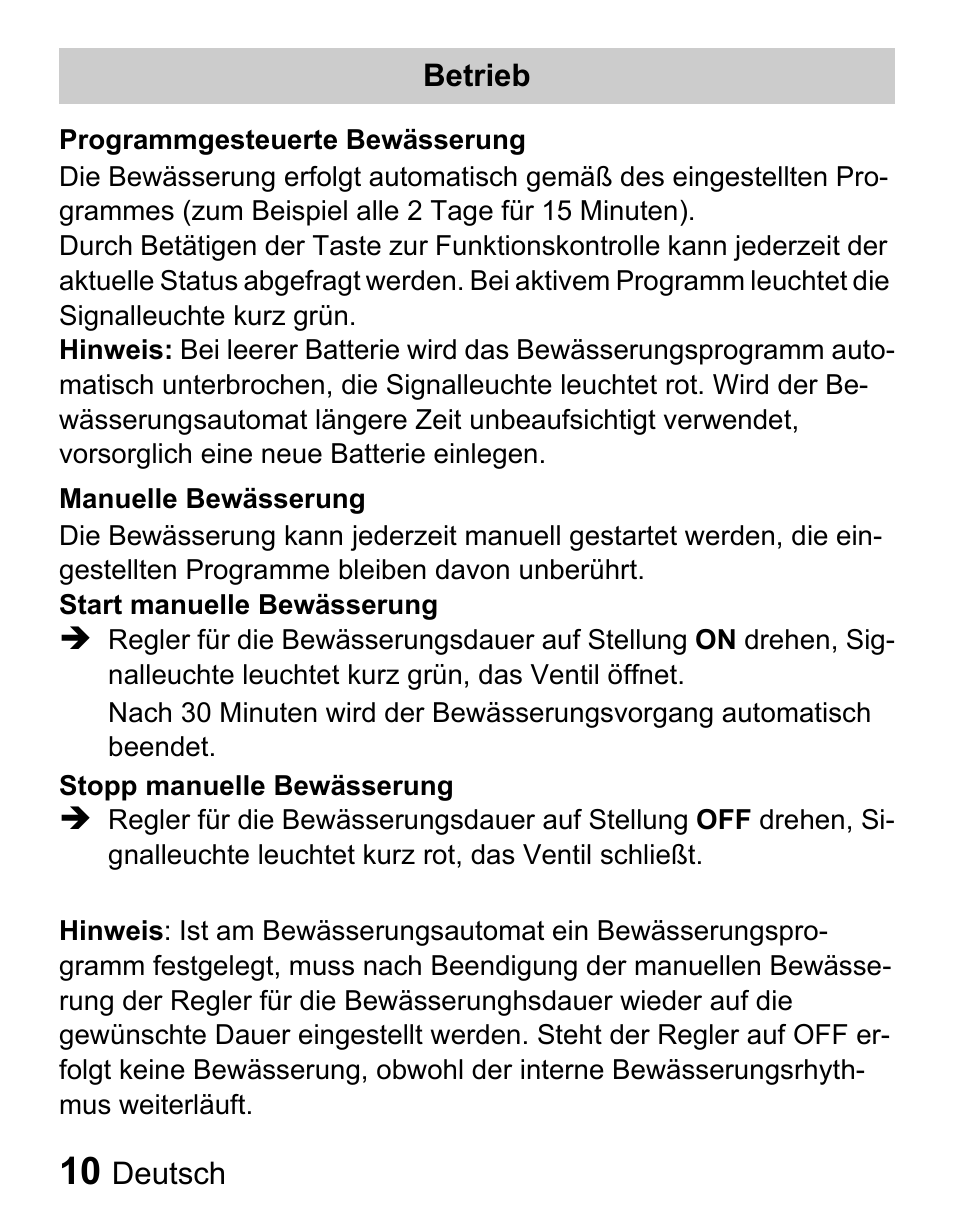 Karcher Centralina irrigazione WT 4-000 User Manual | Page 10 / 86