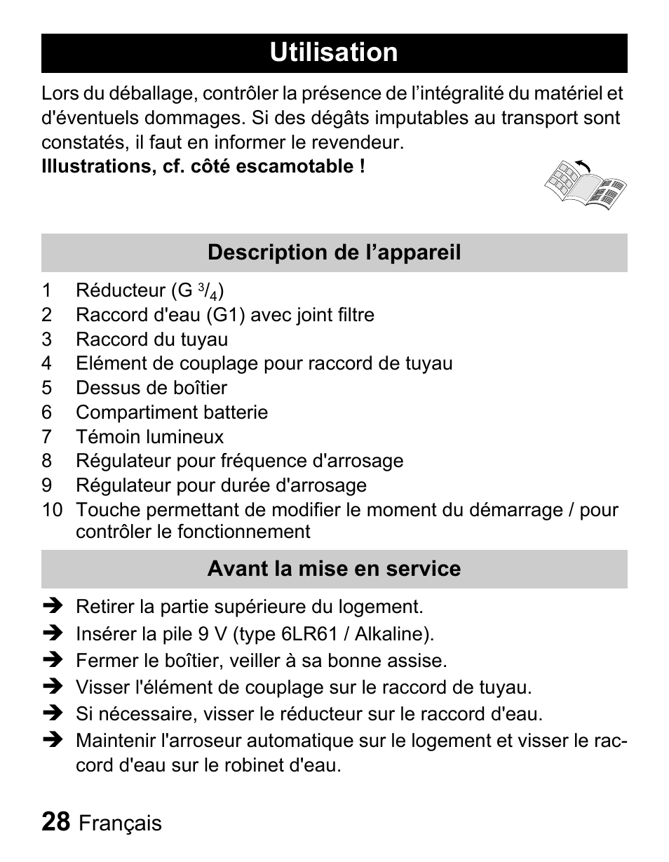 Utilisation | Karcher Centralina irrigazione WT 4-000 User Manual | Page 28 / 86