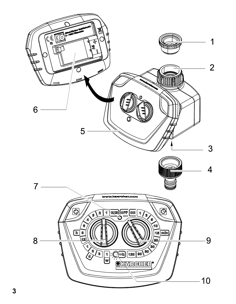 Karcher Centralina irrigazione WT 4-000 User Manual | Page 3 / 86