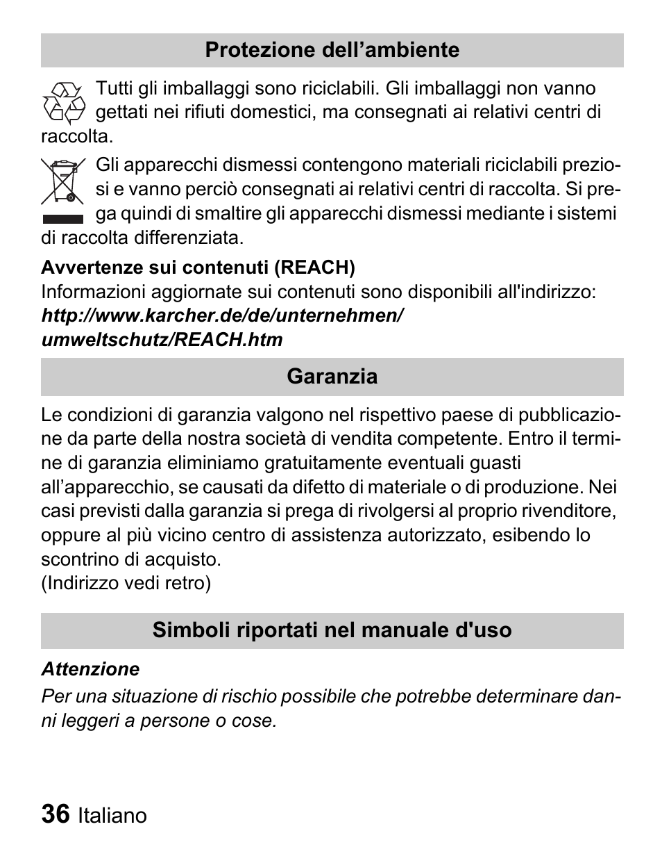 Karcher Centralina irrigazione WT 4-000 User Manual | Page 36 / 86