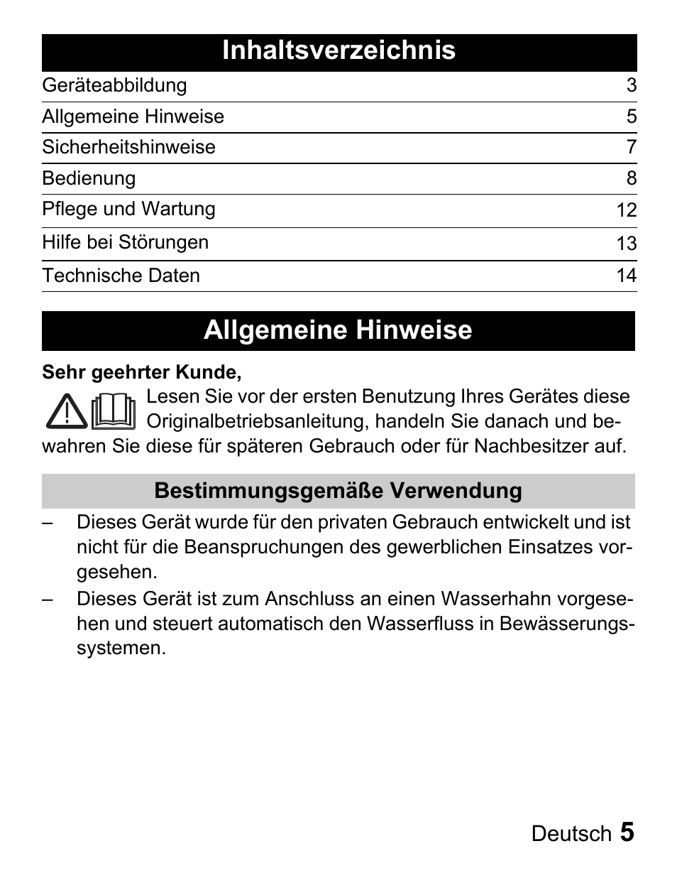 Karcher Centralina irrigazione WT 4-000 User Manual | Page 5 / 86