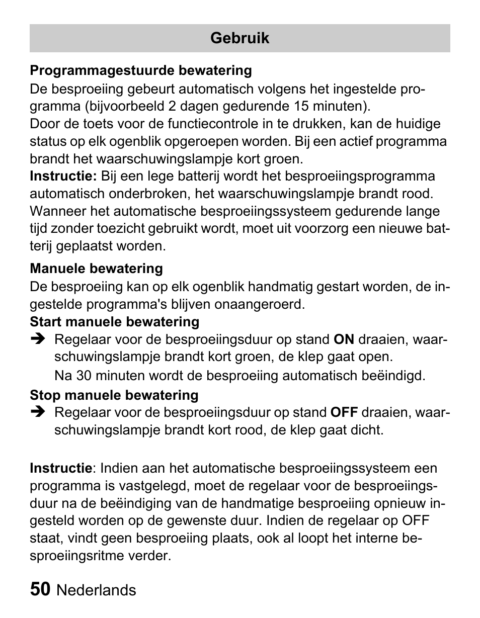Karcher Centralina irrigazione WT 4-000 User Manual | Page 50 / 86