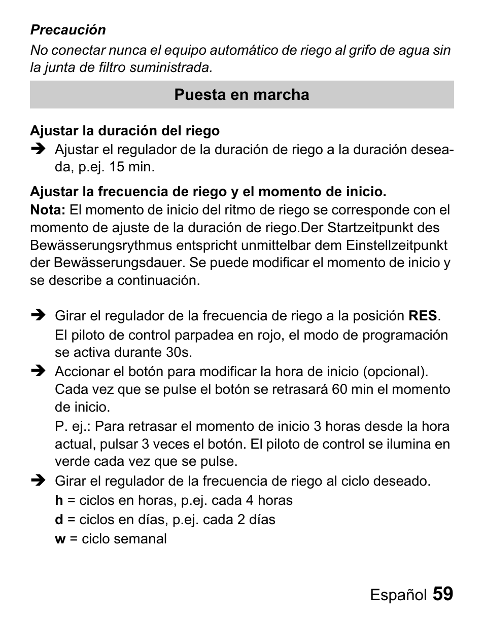 Karcher Centralina irrigazione WT 4-000 User Manual | Page 59 / 86