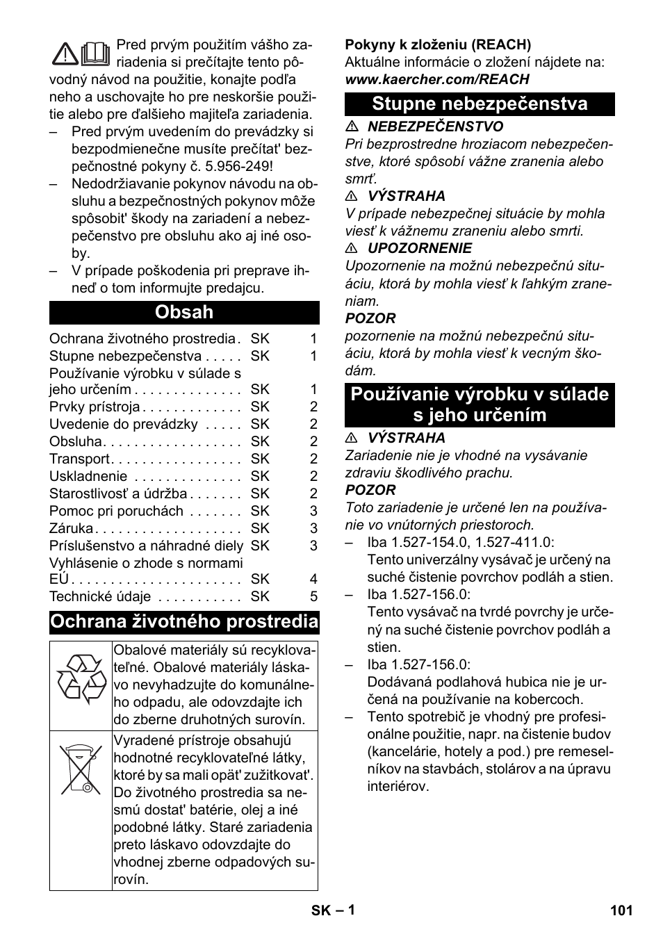 Karcher T 10-1 Adv User Manual | Page 101 / 144