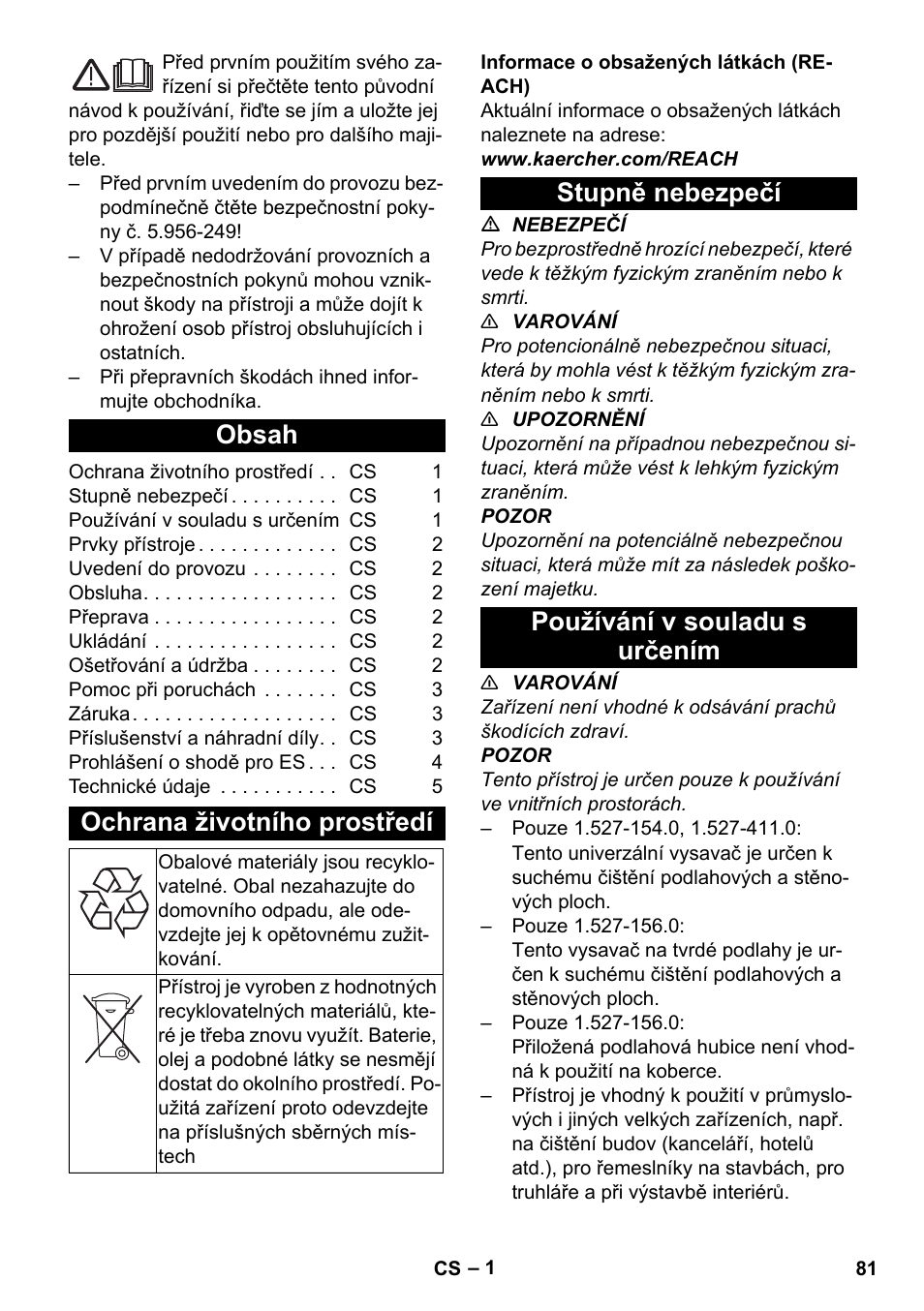 Karcher T 10-1 Adv User Manual | Page 81 / 144