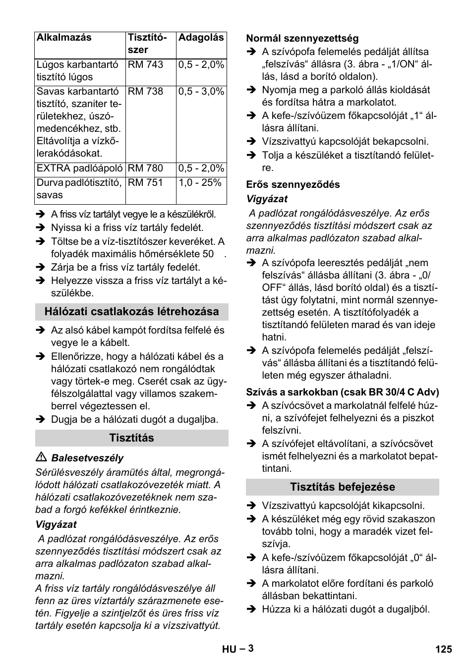 Karcher BR 30-4 C Adv User Manual | Page 125 / 244
