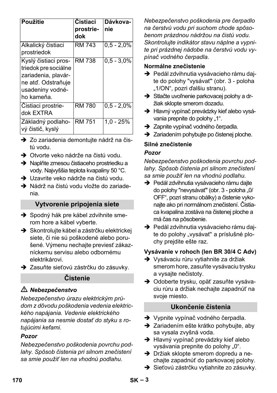 Karcher BR 30-4 C Adv User Manual | Page 170 / 244