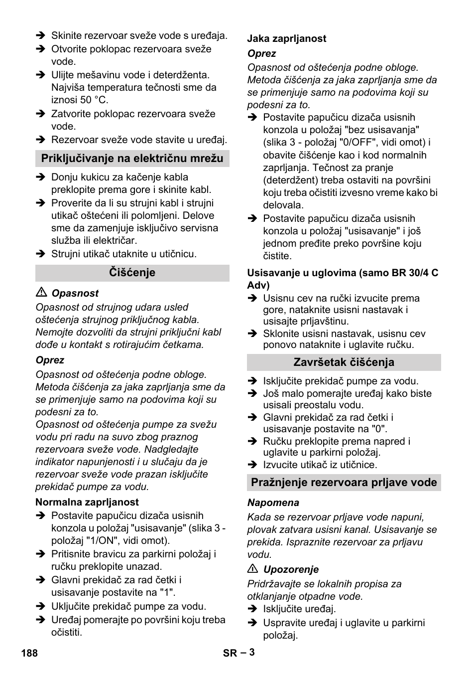 Karcher BR 30-4 C Adv User Manual | Page 188 / 244