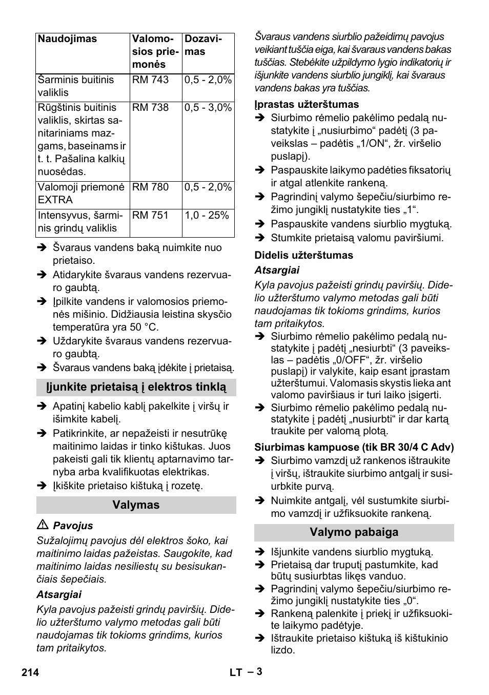 Karcher BR 30-4 C Adv User Manual | Page 214 / 244